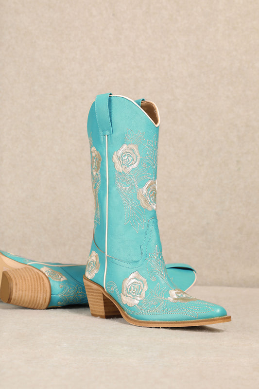 CALI - TURQUOISE / IVORY (WHOLESALE) 12 PAIRS